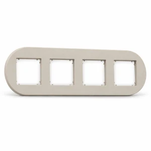Ramka uniwersalna poczwórna Karlik MINI taupe 60MRTO-4