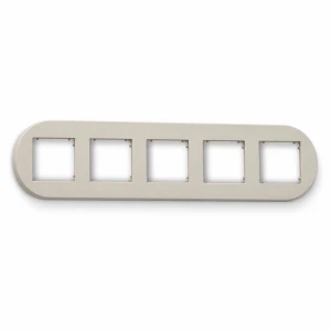 Ramka pięciokrotna okrągła Karlik MINI taupe 60MRTO-5