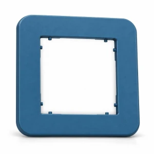 Ramka uniwersalna pojedyncza zaokrąglona z tworzywa Karlik MINI navy blue 64MRTZ-1