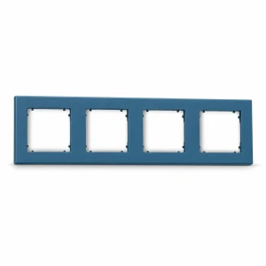 Ramka uniwersalna poczwórna kwadratowa z tworzywa Karlik MINI navy blue 64MR-4