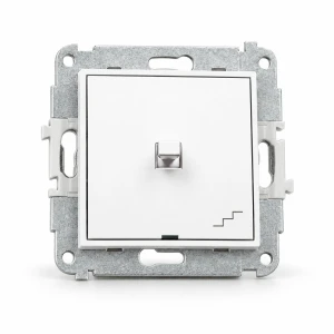 Mechanizm łącznika schodowego w stylu amerykańskim Karlik MINI biały MWPUS-3