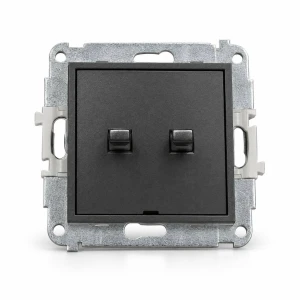 Mechanizm łącznika świecznikowego w stylu amerykańskim Karlik MINI grafitowy 11MWPUS-2