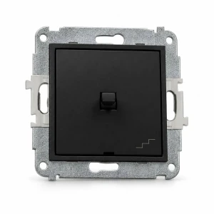 Mechanizm łącznika schodowego w stylu amerykańskim Karlik MINI czarny mat 12MWPUS-3
