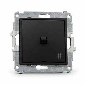 Mechanizm łącznika krzyżowego w stylu amerykańskim Karlik MINI czarny mat 12MWPUS-6