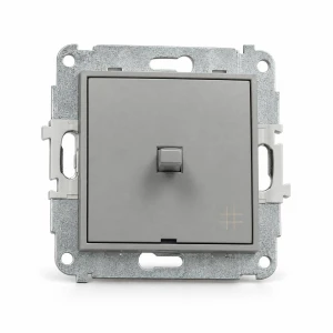 Mechanizm łącznika krzyżowego w stylu amerykańskim Karlik MINI szary mat 27MWPUS-6