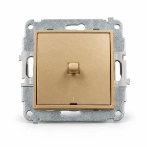 Mechanizm łącznika dwubiegunowego w stylu amerykańskim Karlik MINI złoty 29MWPUS-9
