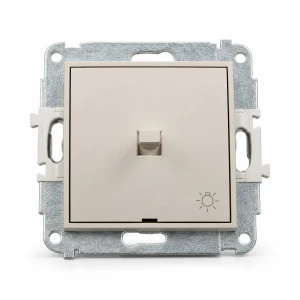 Mechanizm łącznika zwierny światło w stylu amerykańskim Karlik MINI taupe 60MWPUS-5
