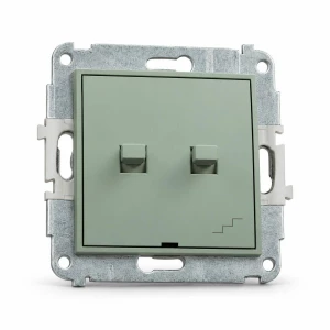 Mechanizm łącznika podwójnego schodowego w stylu amerykańskim Karlik MINI szałwiowy 61MWPUS-33