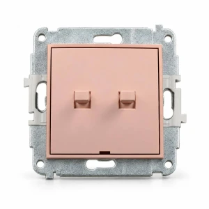 Mechanizm łącznika świecznikowego w stylu amerykańskim Karlik MINI łososiowy 62MWPUS-2