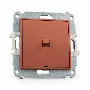 Mechanizm łącznika jednobiegunowego w stylu amerykańskim Karlik MINI terakota 63MWPUS-1