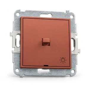 Mechanizm łącznika zwierny światło w stylu amerykańskim Karlik MINI terakota 63MWPUS-5