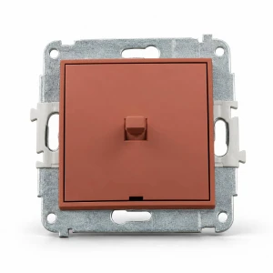 Mechanizm łącznika krzyżowego w stylu amerykańskim (jeden klawisz bez piktogramu) Karlik MINI terakota 63MWPUS-6.1