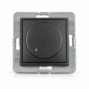 Mechanizm elektronicznego regulatora oświetlenia przyciskowo-obrotowego do lamp LED Karlik MINI grafitowy 11MRO-2