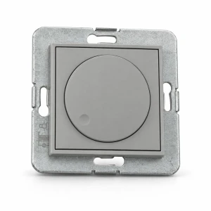 Mechanizm elektronicznego regulatora oświetlenia przyciskowo-obrotowego Karlik MINI szary mat 27MRO-1