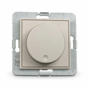 Mechanizm elektronicznego regulatora oświetlenia przyciskowo-obrotowego Karlik MINI taupe 60MRO-1