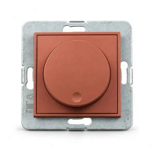 Mechanizm elektronicznego regulatora oświetlenia przyciskowo-obrotowego Karlik MINI terakota 63MRO-1