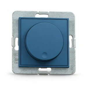 Mechanizm elektronicznego regulatora oświetlenia przyciskowo-obrotowego Karlik MINI navy blue 64MRO-1
