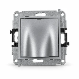 Mechanizm wypustu kablowego Karlik MINI srebrny metalik 7MWPK