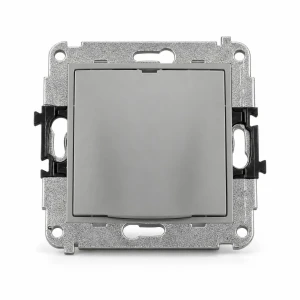 Mechanizm wypustu kablowego Karlik MINI szary mat 27MWPK