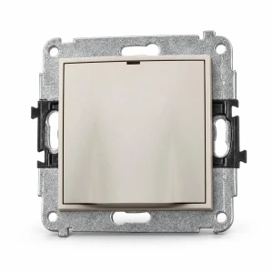 Mechanizm wypustu kablowego Karlik MINI taupe 60MWPK