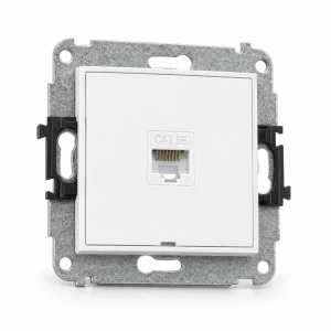 Gniazdo RJ45 1x kat. 5e Karlik MINI biały MGKBO-1