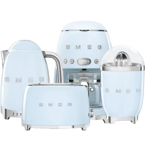 Zestaw Smeg - DCF02PBEU + KLF04PBEU + TSF01PBEU + CJF01PBEU