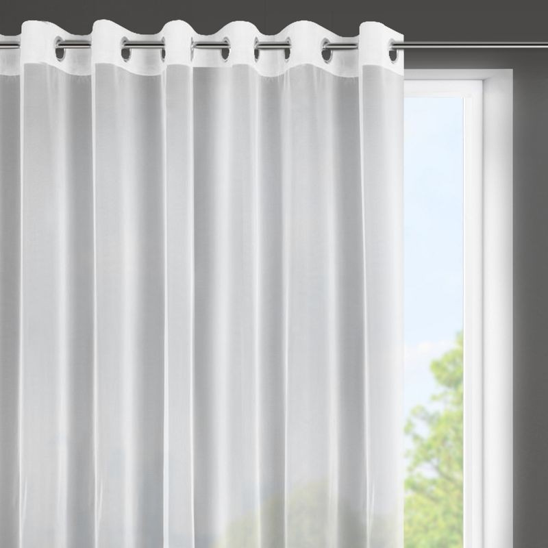 FIRANA FIRANKA NA PRZELOTKACH 350X150 CM BIAŁA