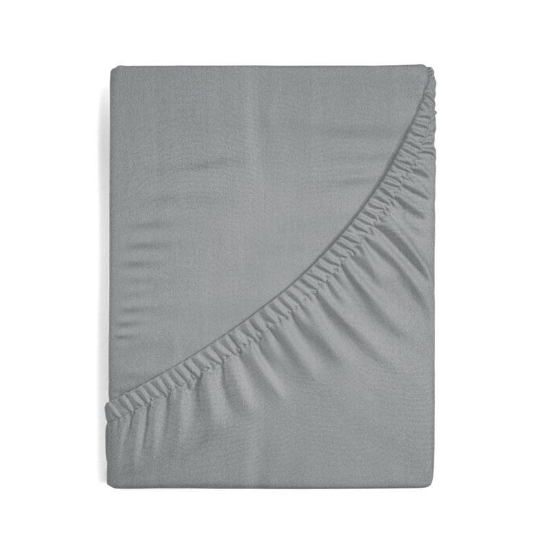 PRZEŚCIERADŁO Z GUMKĄ 220X200X30 SZARE