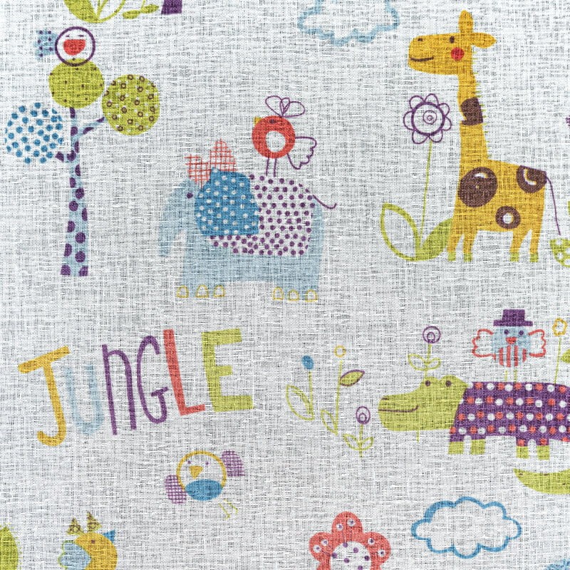 BIAŁA ZASŁONA Z ETAMINY DO POKOJU DZIECKA140X250