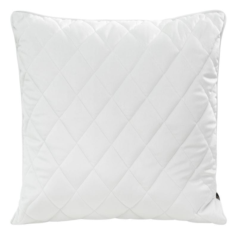 POSZEWKA PIKOWANA WELUR VELVET 50X50 CM BIAŁA