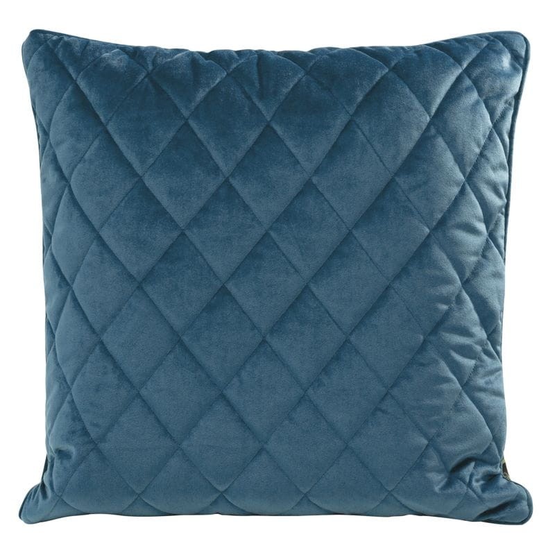POSZEWKA PIKOWANA WELUR VELVET 50X50 GRANATOWA