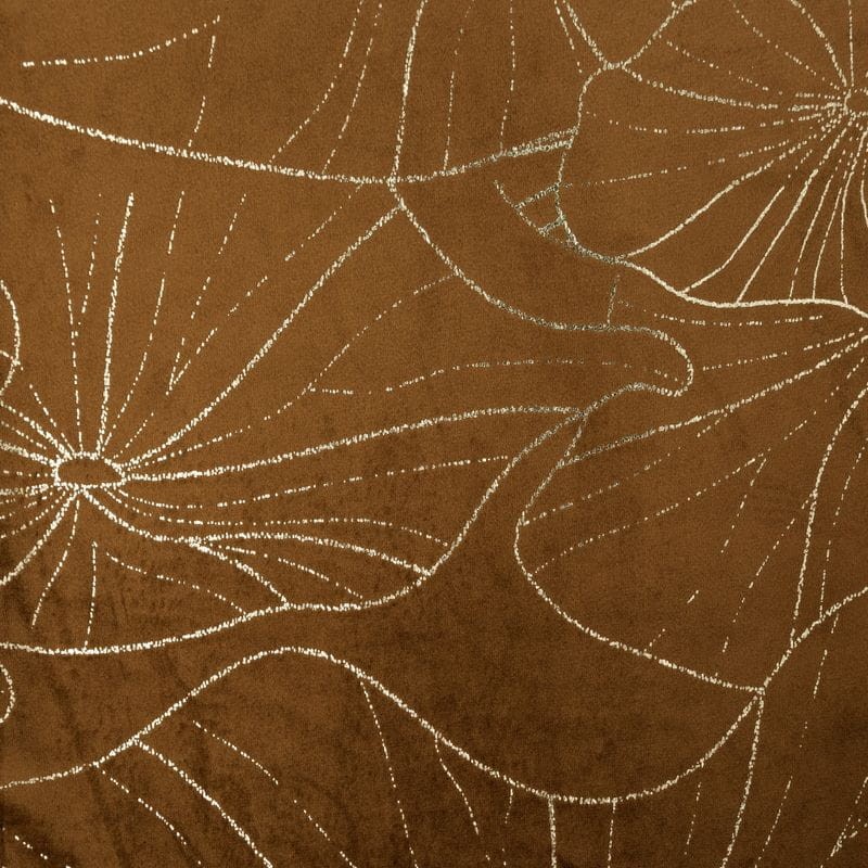 OBRUS WELUR VELVET BIEŻNIK 35 X 220 CM BRĄZOWY