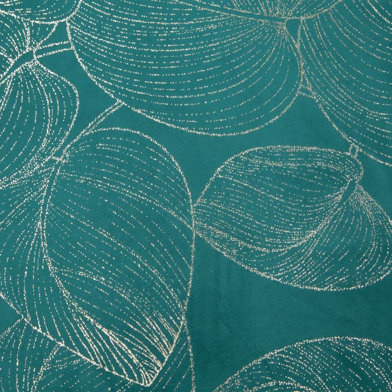 OBRUS WELUR VELVET BIEŻNIK 35X220 CM TURKUSOWY