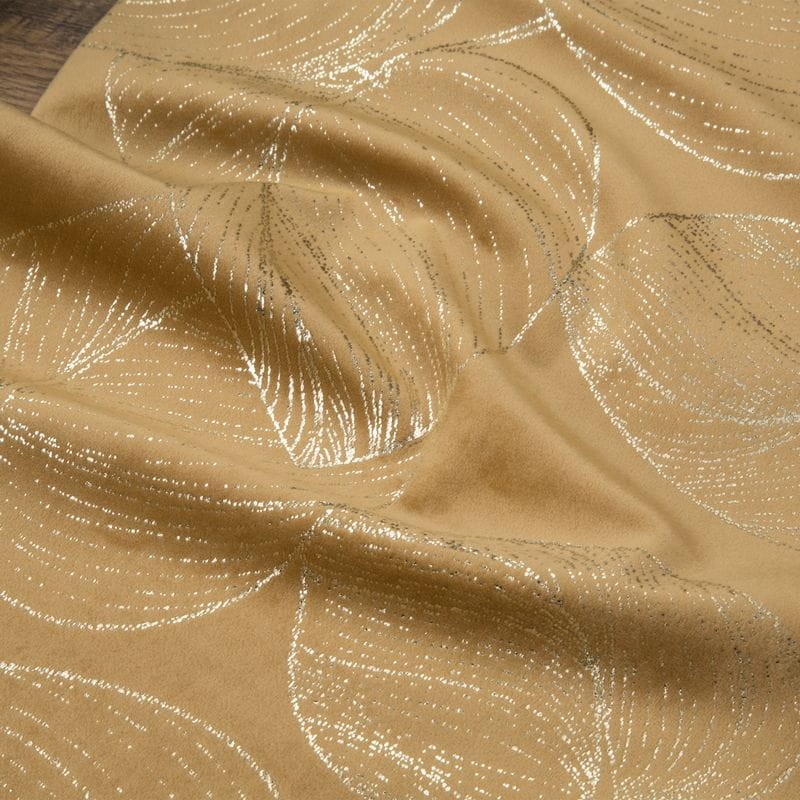 OBRUS WELUR VELVET BIEŻNIK 35X220 CM ZŁOTY