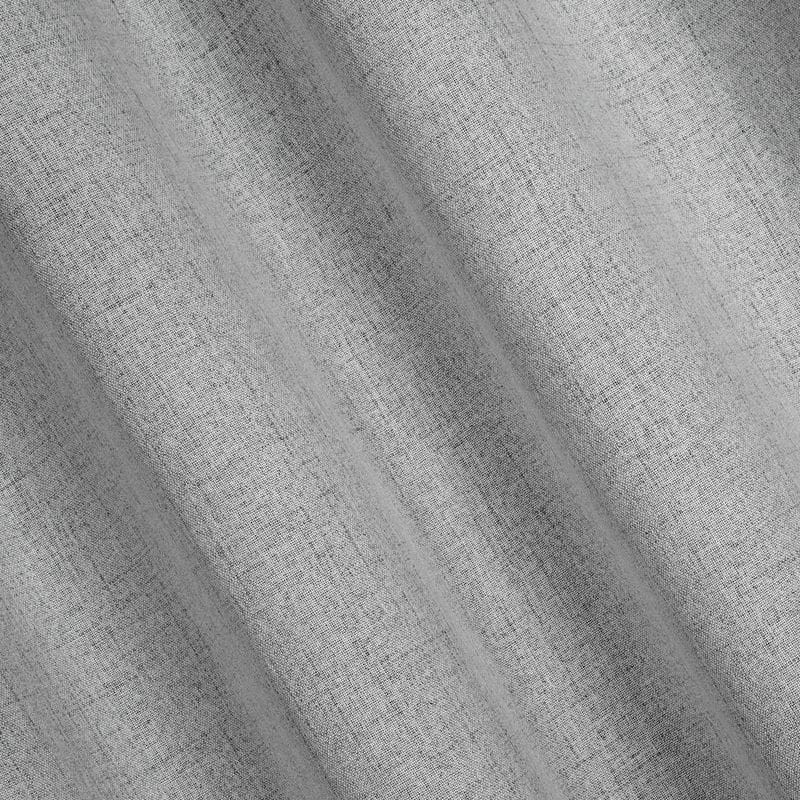 ZASŁONA NATURALNY SPLOT PRZELOTKI 140X250 SREBRNA