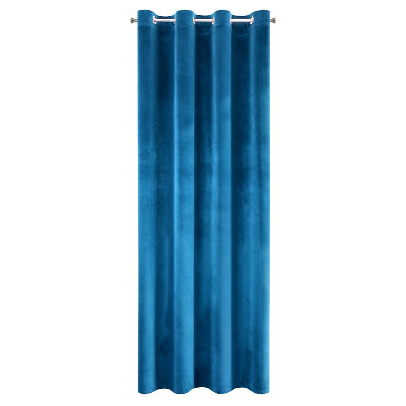 ZASŁONA WELUR VELVET PRZELOTKI 140X250 GRANATOWA