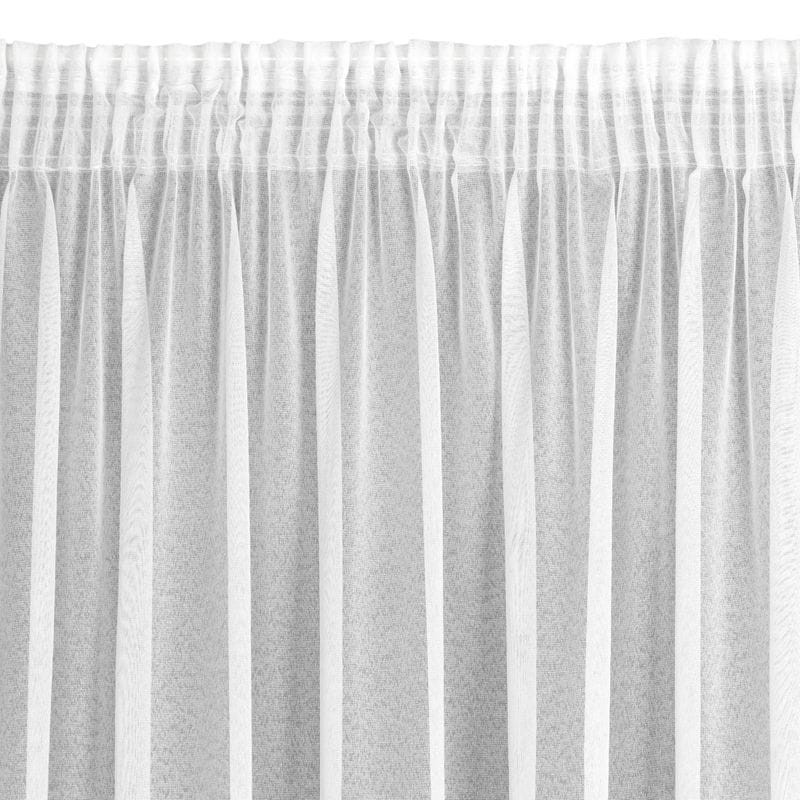 FIRANA DELIKATNA NA TAŚMIE 140X270 CM BIAŁA
