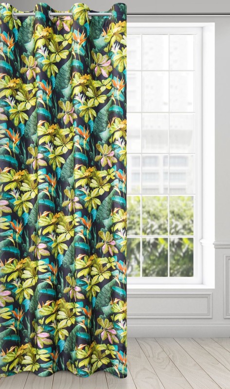 Bajeczne zasłony WELWET welur kwiaty 250x140