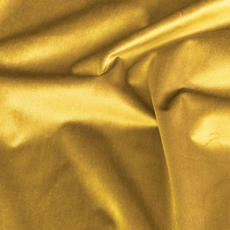 ZASŁONA WELUR VELVET NA TAŚMIE 140X270 MUSZTARDOWA
