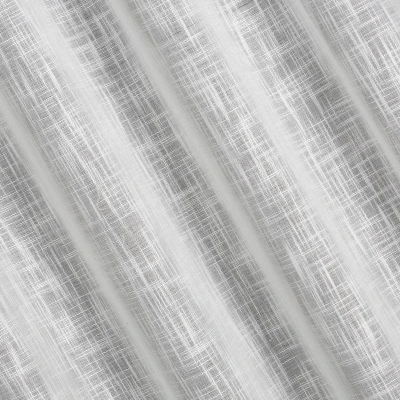 ZASŁONA OZDOBNY WZÓR NA PRZELOTKACH 140X250 BIAŁA