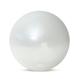 SZKLANA KULA OZDOBNA FIGURKA GŁADKA 14CM BIAŁY