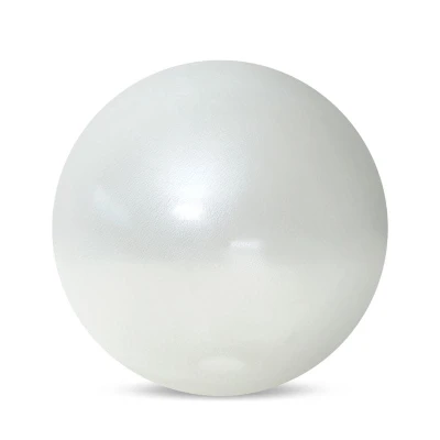 SZKLANA KULA OZDOBNA FIGURKA GŁADKA 14CM BIAŁY