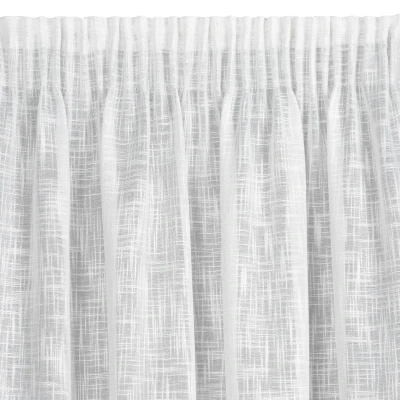 ZASŁONA NA TAŚMIE 140X270 CM BIAŁA