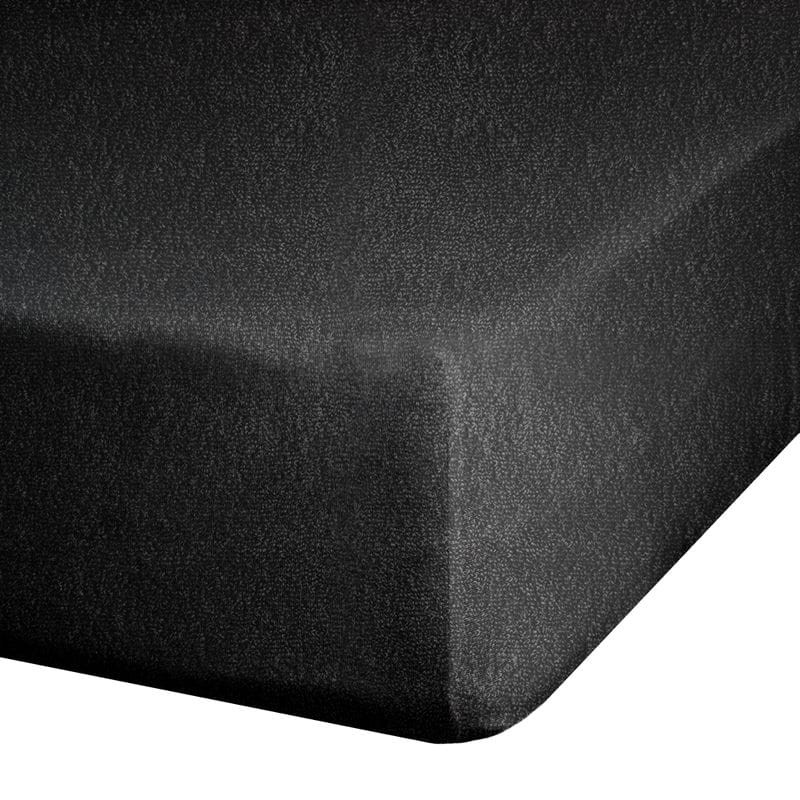 Prześcieradło FROTTE Z GUMKĄ 180x200 CZARNE