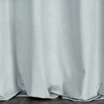 ZASŁONA PRZELOTKI WELUR 140X250 NIEBIESKA