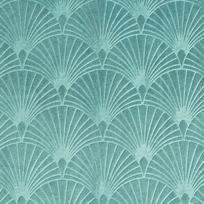 ZASŁONA WYTŁACZANA PRZELOTKI WELUR 140X250 TURKUS