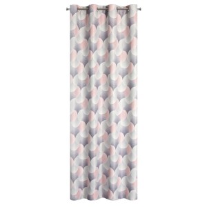 ZASŁONA NA PRZELOTKACH MODNY WZÓR 140X250 FIOLET