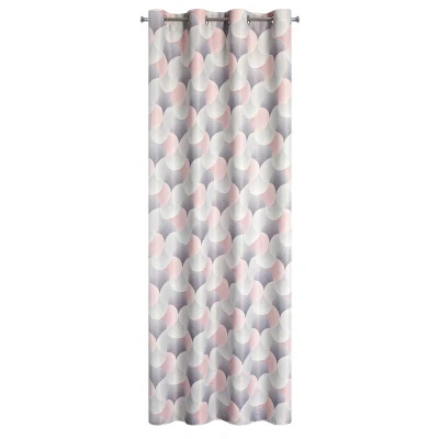ZASŁONA NA PRZELOTKACH MODNY WZÓR 140X250 FIOLET