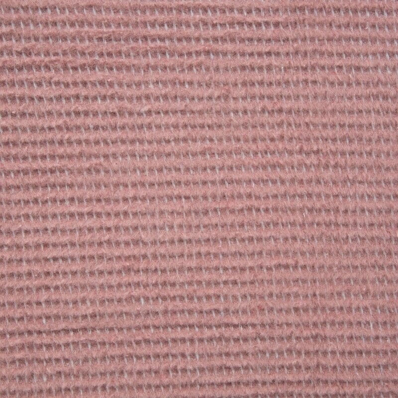 Gruby Koc Bawełniano-akrylowy 200X220 CM PUDROWY