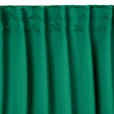 ZASŁONA GŁADKA GRUBA NA TAŚMIE 140X300 C.ZIELONA